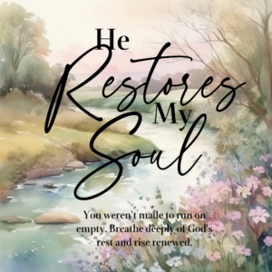 He Restores My Soul Notebook