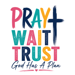 Pray, Wait, & Trust Notebook